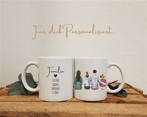 Uncommon Goods Personalized Family Mugs