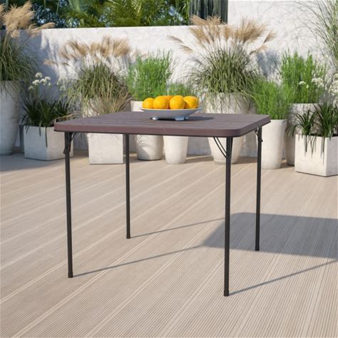 Flash Furniture 28'' Square Folding Picnic Table