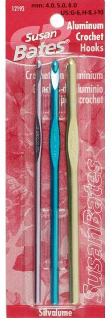 Susan Bates Silvalume Crochet Hook Set